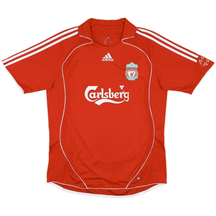 2006-08 Liverpool Home Shirt Gerrard #8 - 7/10 - (L)