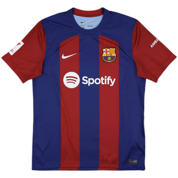 2023-24 Barcelona Home Shirt - 10/10 - (L)