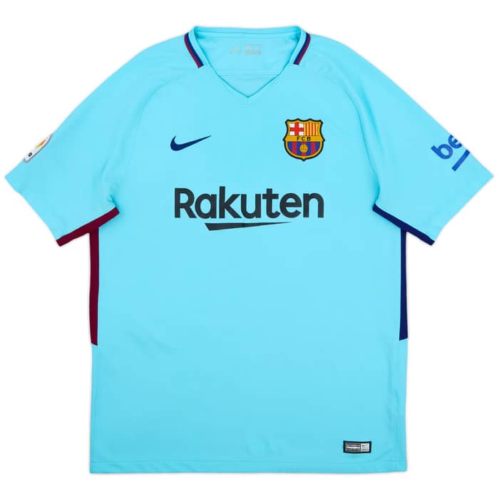 2017-18 Barcelona Away Shirt Suarez #9 - 8/10 - (L)