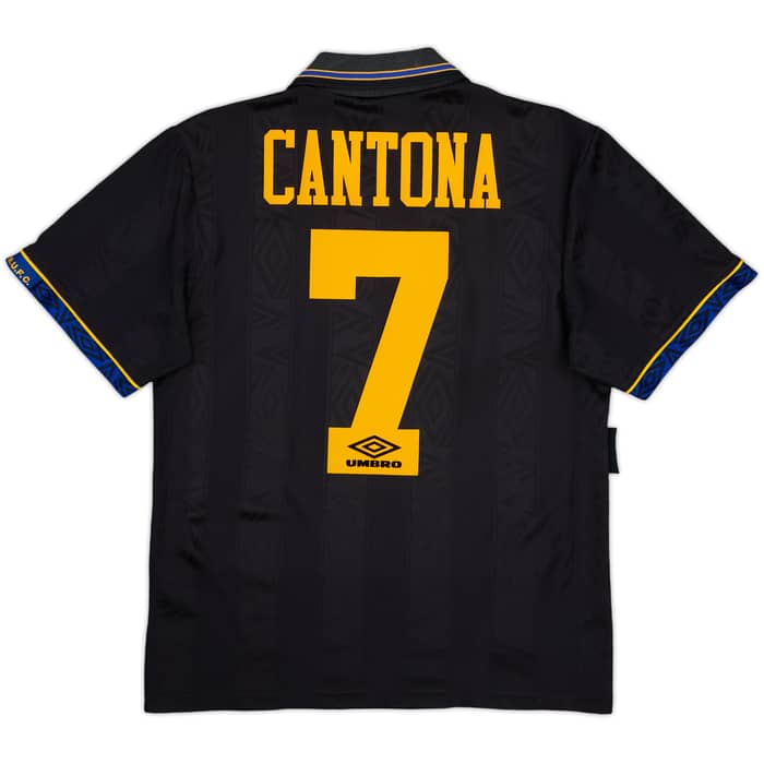 1993-95 Manchester United Away Shirt Cantona #7 - 6/10 - (S)
