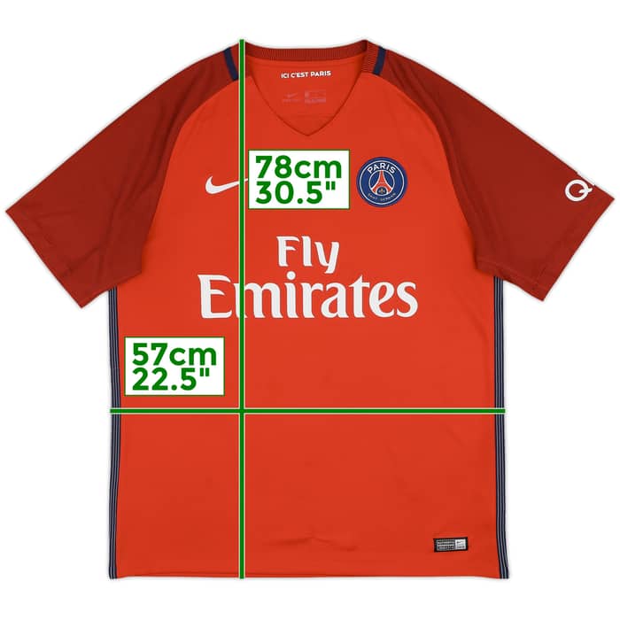2016-17 Paris Saint-Germain Away Shirt - 8/10 - (L)