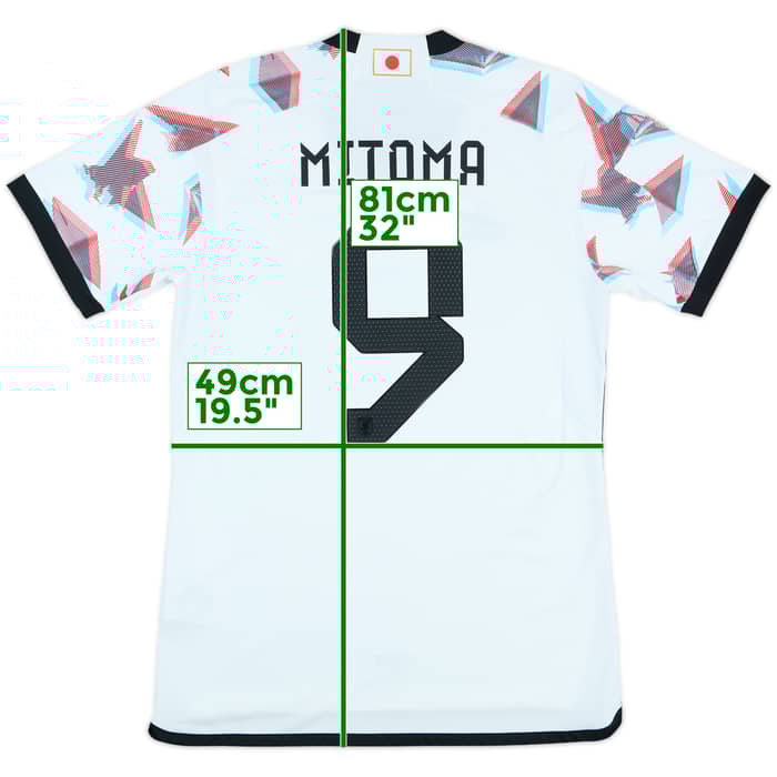 2022-23 Japan Away Shirt Mitoma #9 - 9/10 - (M)