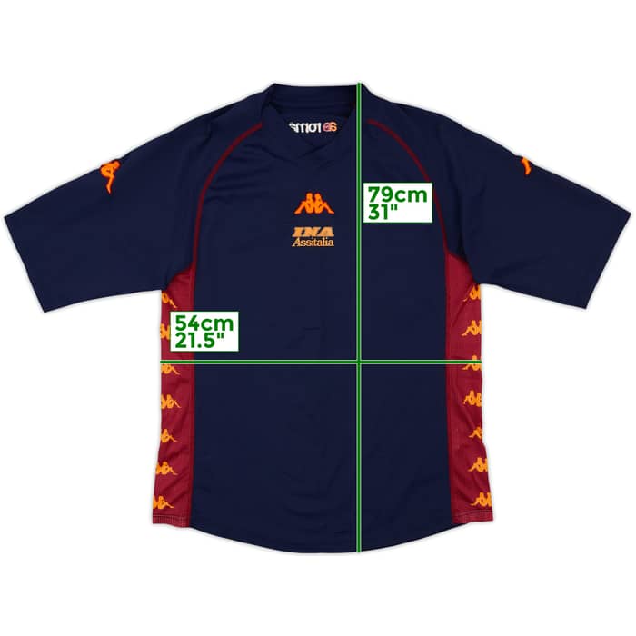 2001-02 Roma Kappa Training Shirt - 5/10 - (XXL)
