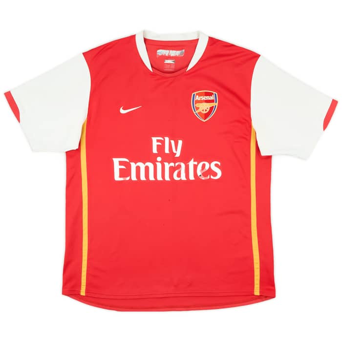 2006-08 Arsenal Home Shirt Fabregas #4 - 4/10 - (L)