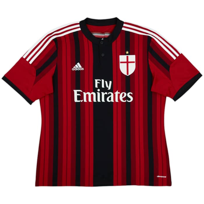 2014-15 AC Milan Home Shirt Menez #7 - 6/10 - (XL)