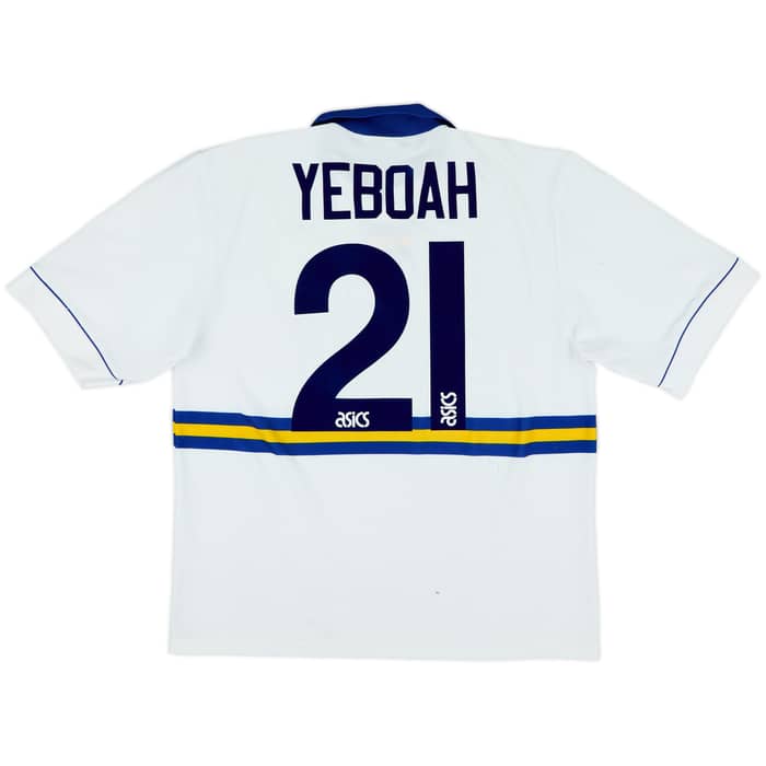 1993-95 Leeds United Home Shirt Yeboah #21 - 6/10 - (XL)