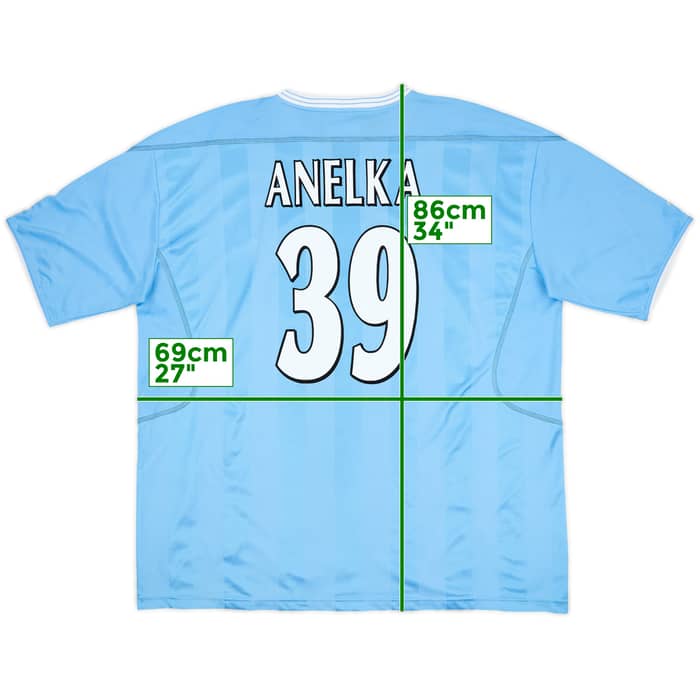 2003-04 Manchester City Home Shirt Anelka #39 - 8/10 - (XXL)