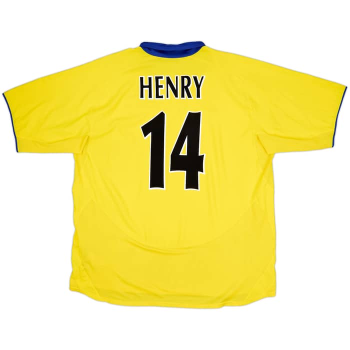 2003-05 Arsenal Away Shirt Henry #14 - 8/10 - (XXL)