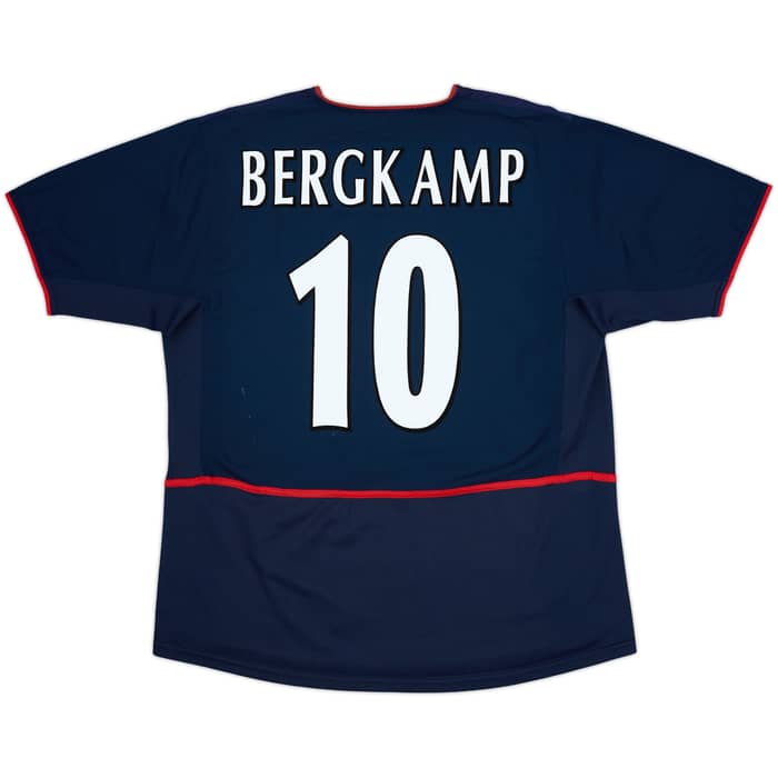 2002-04 Arsenal Away Shirt Bergkamp #10 - 6/10 - (L)