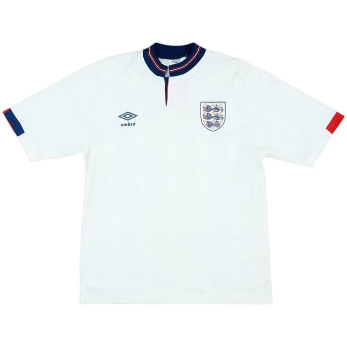 1987-90 England Home Shirt - 9/10 - (M)