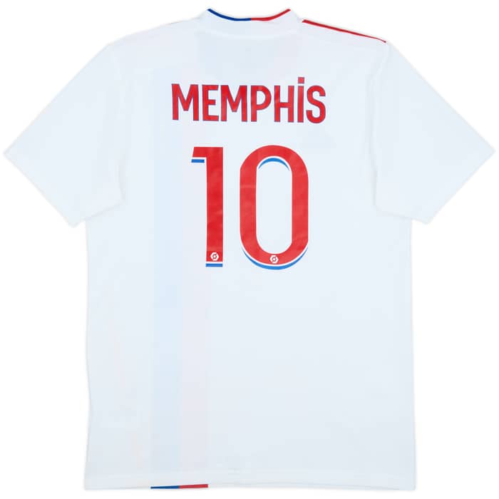 2021-22 Lyon Home Shirt Memphis #10 - 8/10 - (M)