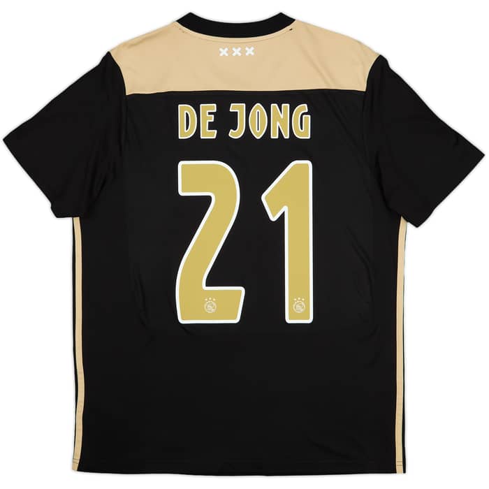 2018-19 Ajax Away Shirt De Jong #21 - 9/10 - (L)