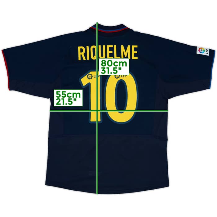 2002-03 Barcelona Away Shirt Riquelme #10 - 9/10 - (M)
