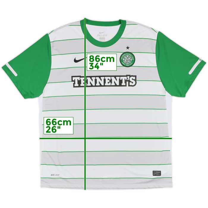 2011-12 Celtic Away Shirt - 10/10 - (XXL)