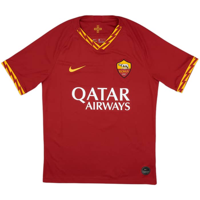 2019-20 Roma Home Shirt Dzeko #9 - 10/10 - (M)