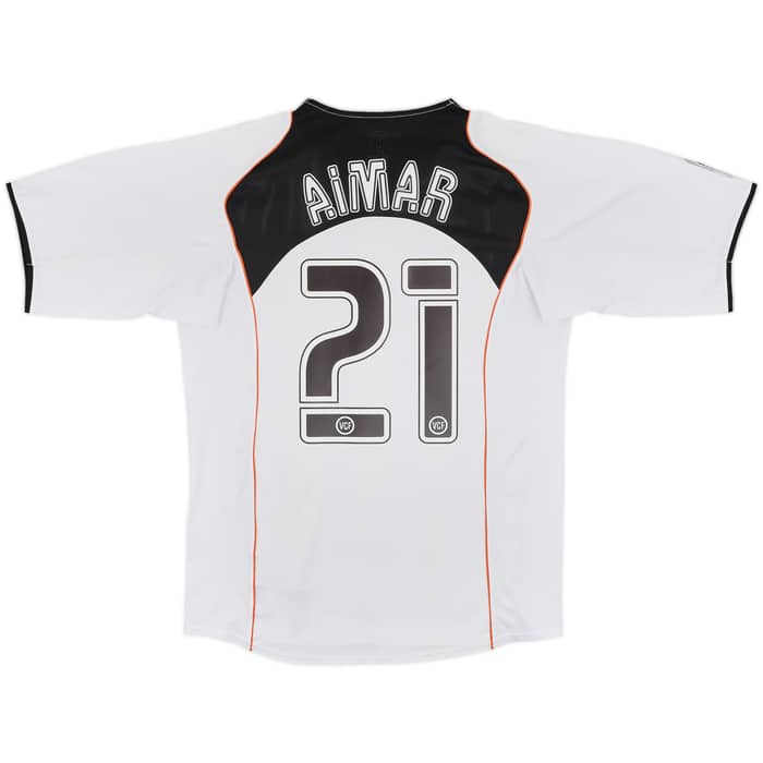 2004-05 Valencia Home Shirt Aimar #21 - 9/10 - (M)