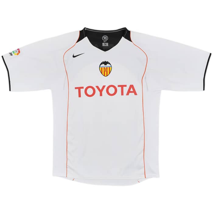 2004-05 Valencia Home Shirt Aimar #21 - 9/10 - (M)