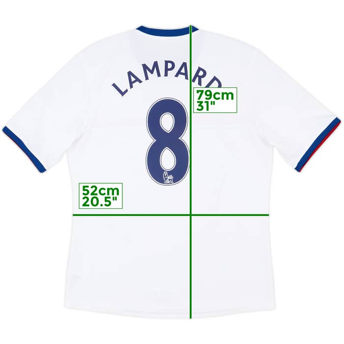 2013-14 Chelsea Away Shirt Lampard #8 - 7/10 - (L)
