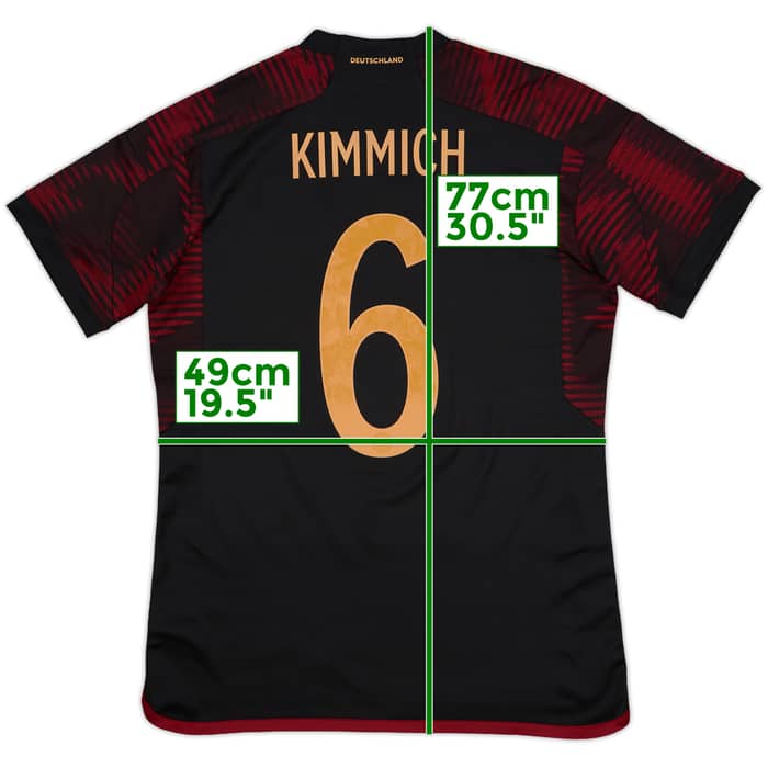 2022-23 Germany Away Shirt Kimmich #6 - 10/10 - (M)
