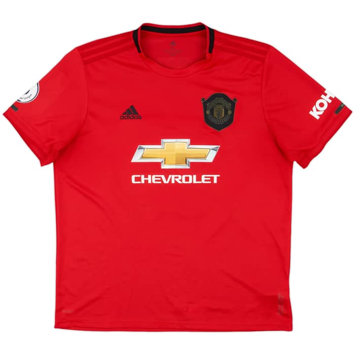 2019-20 Manchester United Home Shirt Wan-Bissaka #29 - 7/10 - (XL)