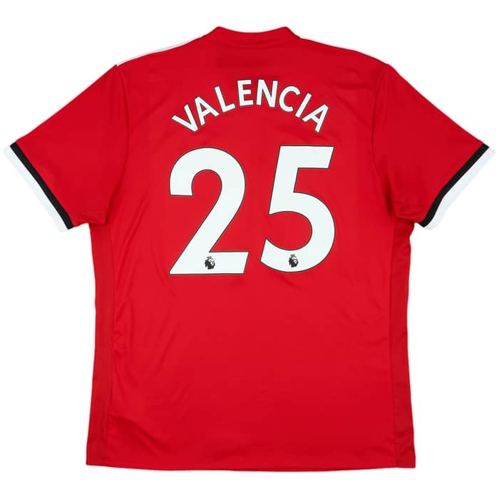 2017-18 Manchester United Home Shirt Valencia #25 - 7/10 - (XL)