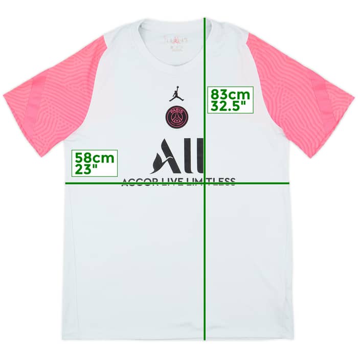 2021-22 Paris Saint-Germain Nike Jordan Training Shirt - 9/10 - (XL)