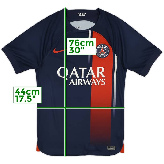 2023-24 Paris Saint-Germain Home Shirt - 8/10 - (XS)