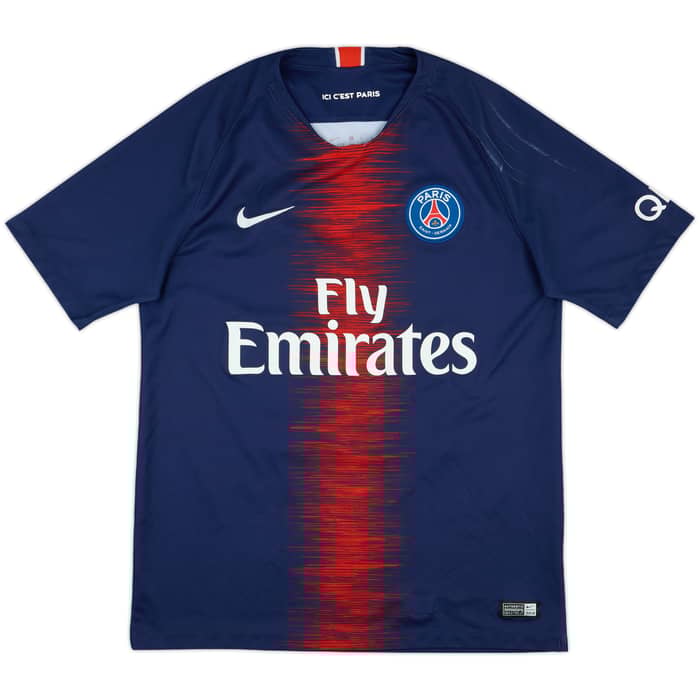 2018-19 Paris Saint-Germain Home Shirt Mbappe #7 - 7/10 - (M)