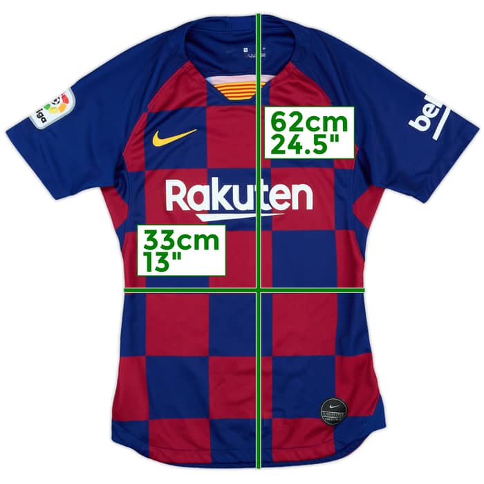 2019-20 Barcelona Home Shirt - 9/10 - (Women's XS)