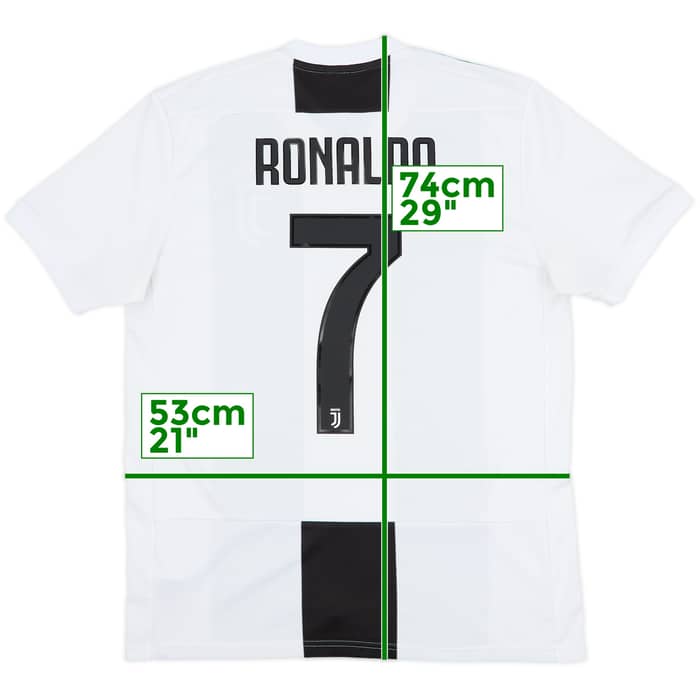 2018-19 Juventus Home Shirt Ronaldo #7 - 8/10 - (M)