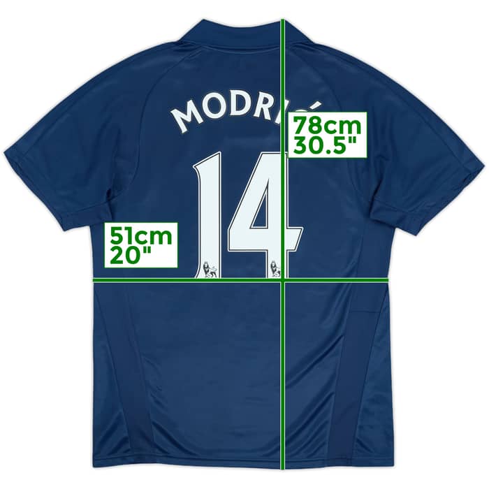 2007-08 Tottenham Away Shirt Modric #14 - 8/10 - (M)