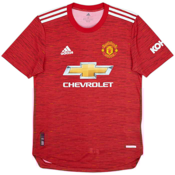 2020-21 Manchester United Authentic Home Shirt B.Fernandes #18 - 9/10 - (S)