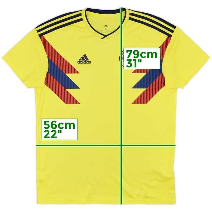 2018-19 Colombia Home Shirt - 8/10 - (L)