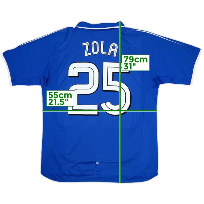 2001-03 Chelsea Home Shirt Zola #25 - 7/10 - (L)