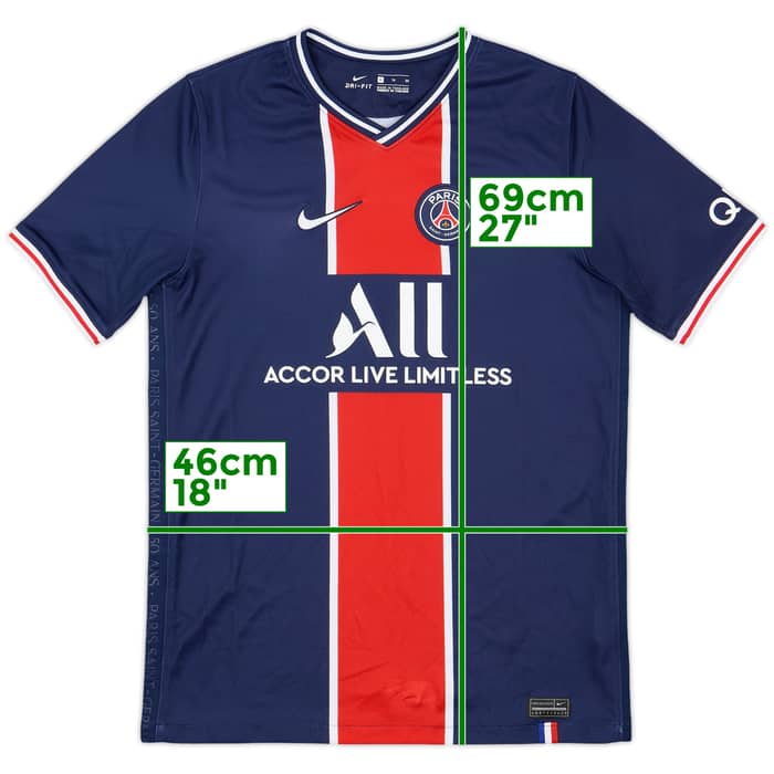 2020-21 Paris Saint-Germain Home Shirt - 8/10 - (XL.Boys)