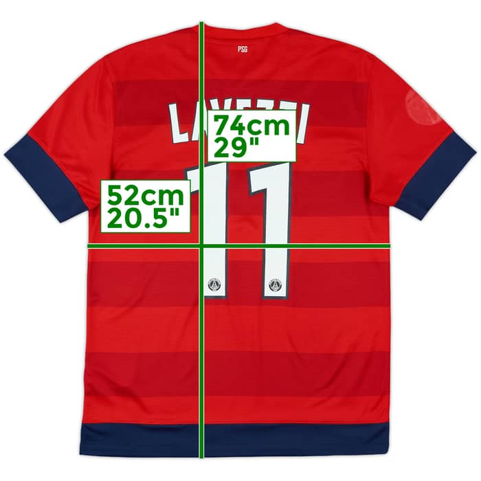 2012-13 Paris Saint-Germain Away Shirt Lavezzi #11 - 5/10 - (M)
