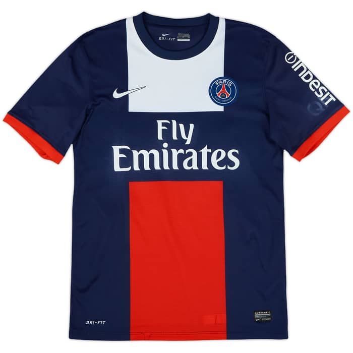 2013-14 Paris Saint-Germain Home Shirt Beckham #23 - 7/10 - (S)