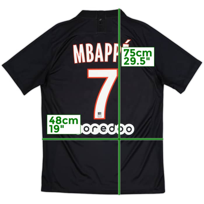 2019-20 Paris Saint-Germain Fourth Shirt Mbappe #7 - 9/10 - (M)