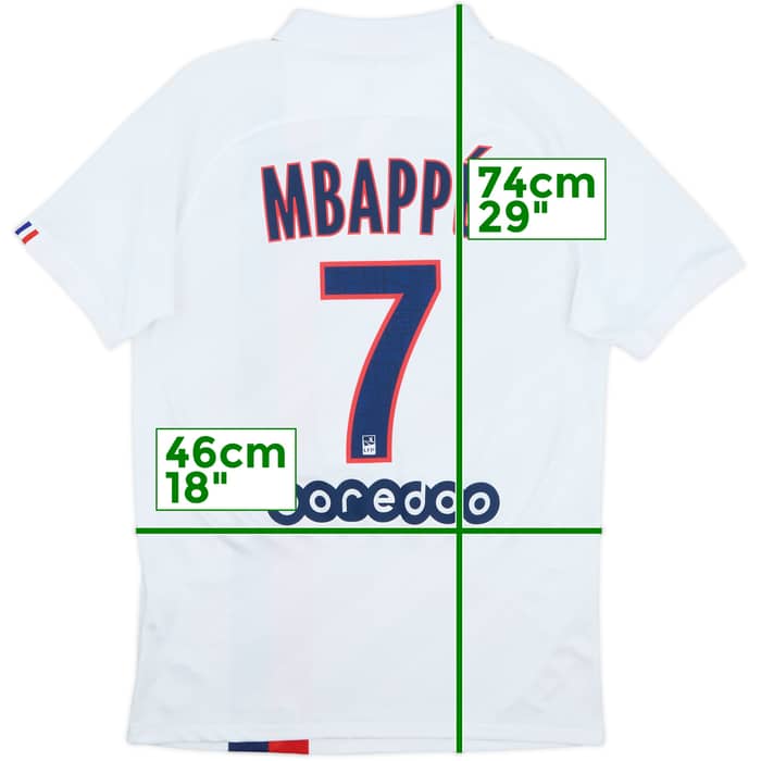 2019-20 Paris Saint-Germain Third Shirt Mbappe #7 - 9/10 - (S)