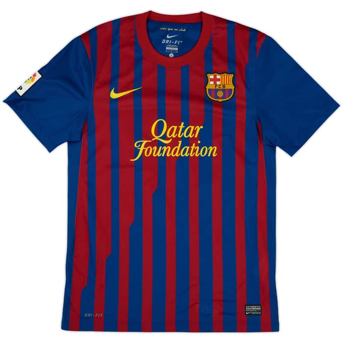 2011-12 Barcelona Home Shirt Pedro #17 - 8/10 - (S)