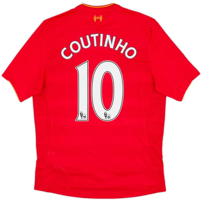 2016-17 Liverpool Home Shirt Coutinho #10 - 6/10 - (S)
