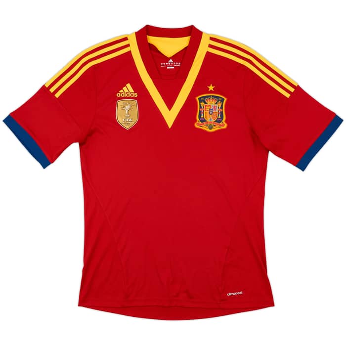 2013 Spain Confederation Cup Home Shirt - 10/10 - (M)