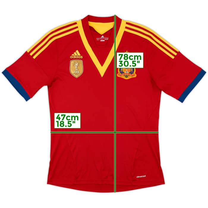 2013 Spain Confederation Cup Home Shirt - 10/10 - (M)