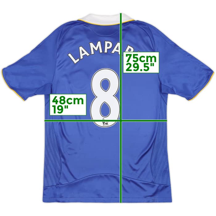 2008-09 Chelsea Home Shirt Lampard #8 - 6/10 - (S)
