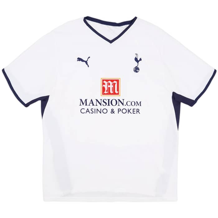 2008-09 Tottenham Home Shirt Defoe #18 - 8/10 - (XL)