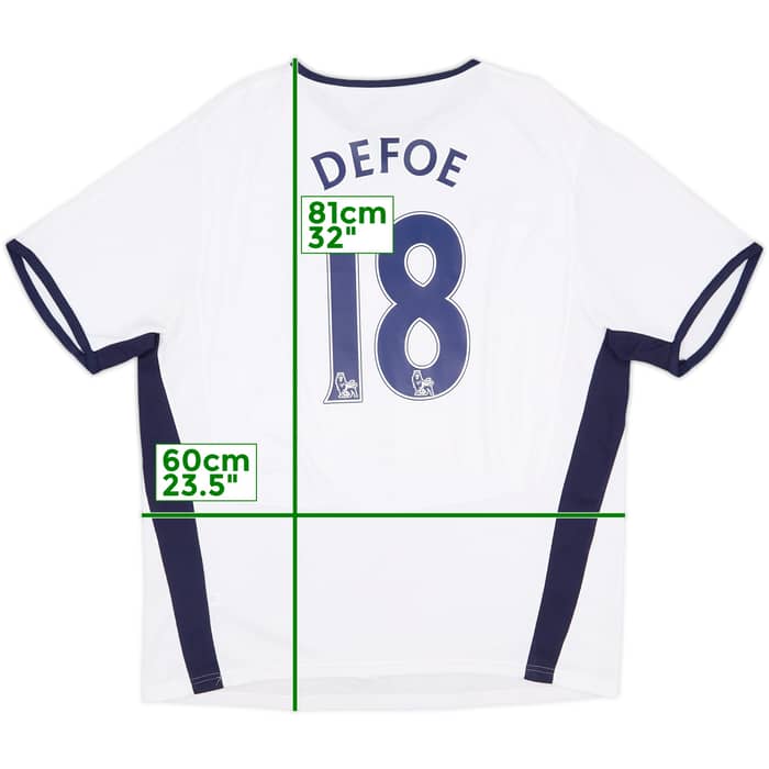 2008-09 Tottenham Home Shirt Defoe #18 - 8/10 - (XL)