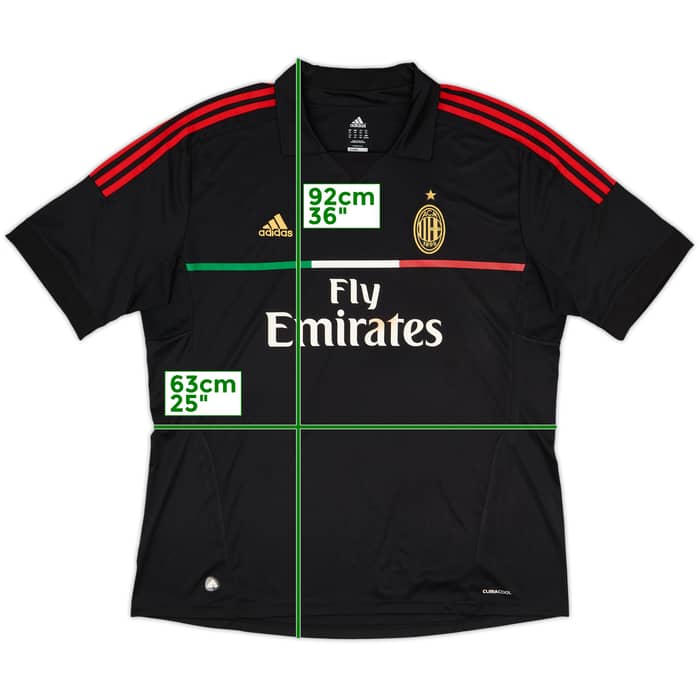 2011-12 AC Milan Third Shirt - 6/10 - (3XL)
