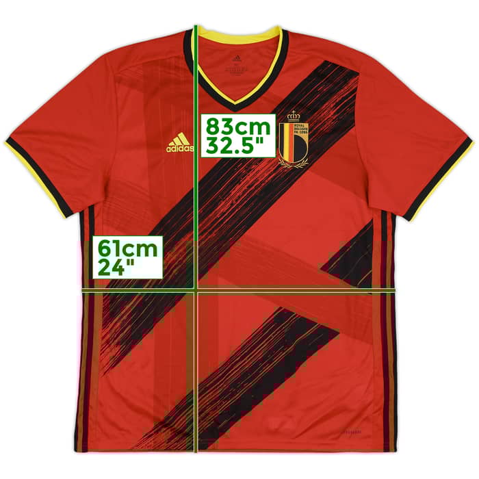 2020-21 Belgium Home Shirt - 9/10 - (XL)