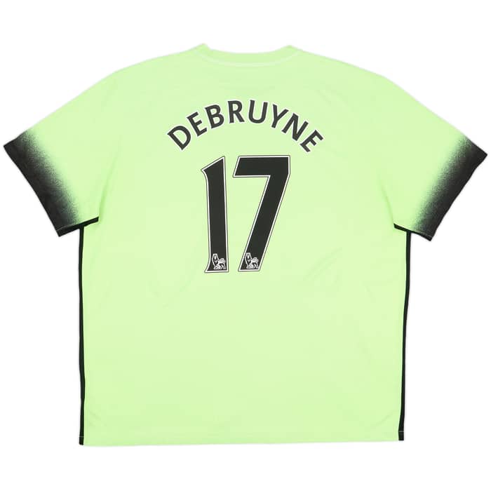 2015-16 Manchester City Third Shirt De Bruyne #17 - 8/10 - (XXL)