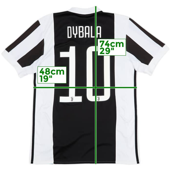 2017-18 Juventus Home Shirt Dybala #10 - 7/10 - (S)